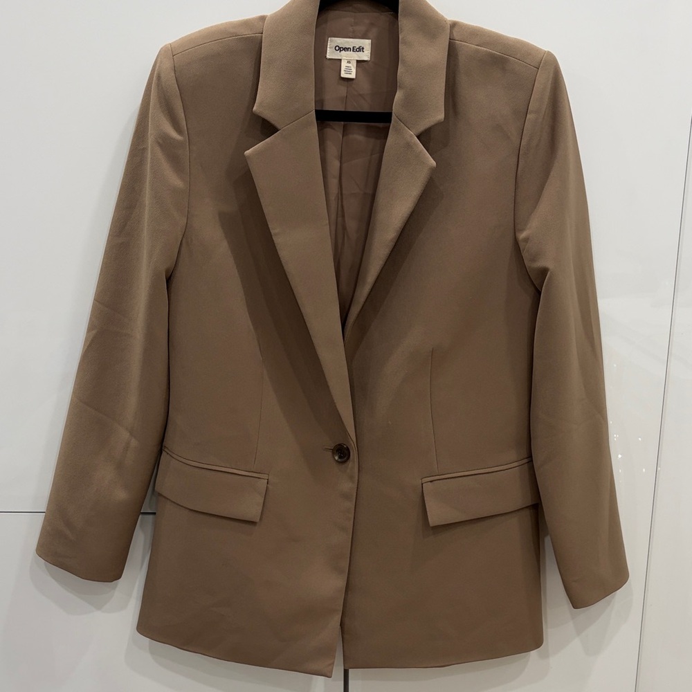 Open Edit Stylish Oversized Blazer